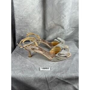 Badgley Mischka Women's Remi Heeled Sandal Size 9.5 Nude $235